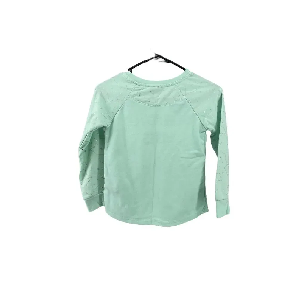 More than Magic Sleepwear Sleepover Green Pajama Top Youth Size Medium 7/8